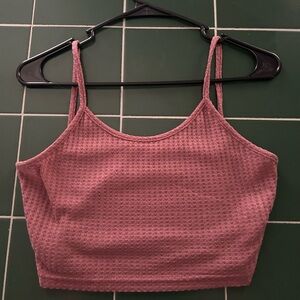 SHEIN Mauve Textured Camisole